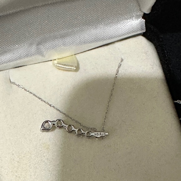 Kay Jewelers Silver Necklace with Sparkling Accents - Picture 8 of 10